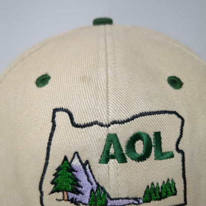 Falcon Headwear Baseball Cap Beige Green One Size Associated Oregon Loggers Hat