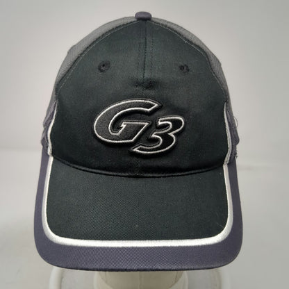 HiCORP Baseball Cap Black Gray G3 One Size Mesh Back Strapback A Great Catch Hat