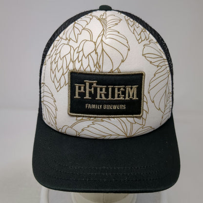 Pistil Trucker Hat White One Size Mesh Snapback pFriem Family Brewers Hops Logo