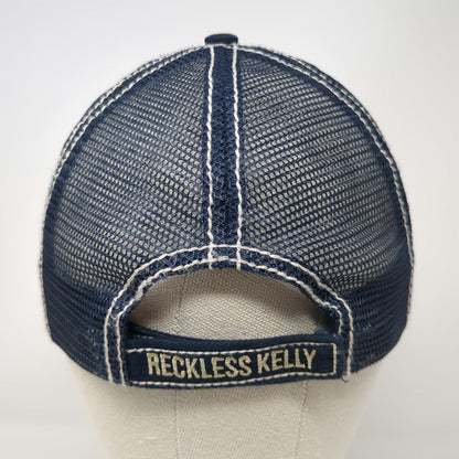 BV3 Merch Reckless Kelly American Flag Baseball Cap One Size Beige Mesh Back Hat