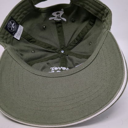 Dog is Good Baseball Cap Green One Size Camp Alone Hot Dog Fire Strapback Hat