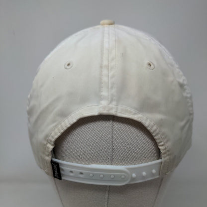 Seahorse Snapback Trucker Hat White OSFA Adjustable Embroidered Rope Imperial