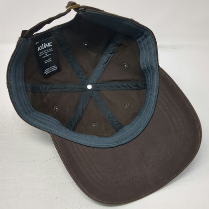 KÜHL Baseball Cap Brown One Size Patch Slideback Cotton Spandex Outdoor hat
