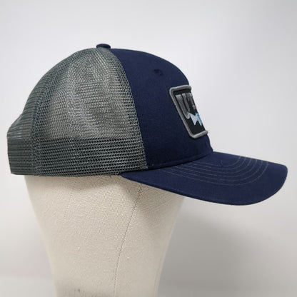 Arcadian Outfitters Trucker Hat Blue One Size Utah Fish Patch Snapback Mesh Cap