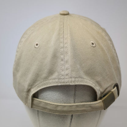 Disney Mickey Mouse Beige Baseball Cap One Size Cotton Slideback Embroidery Hat