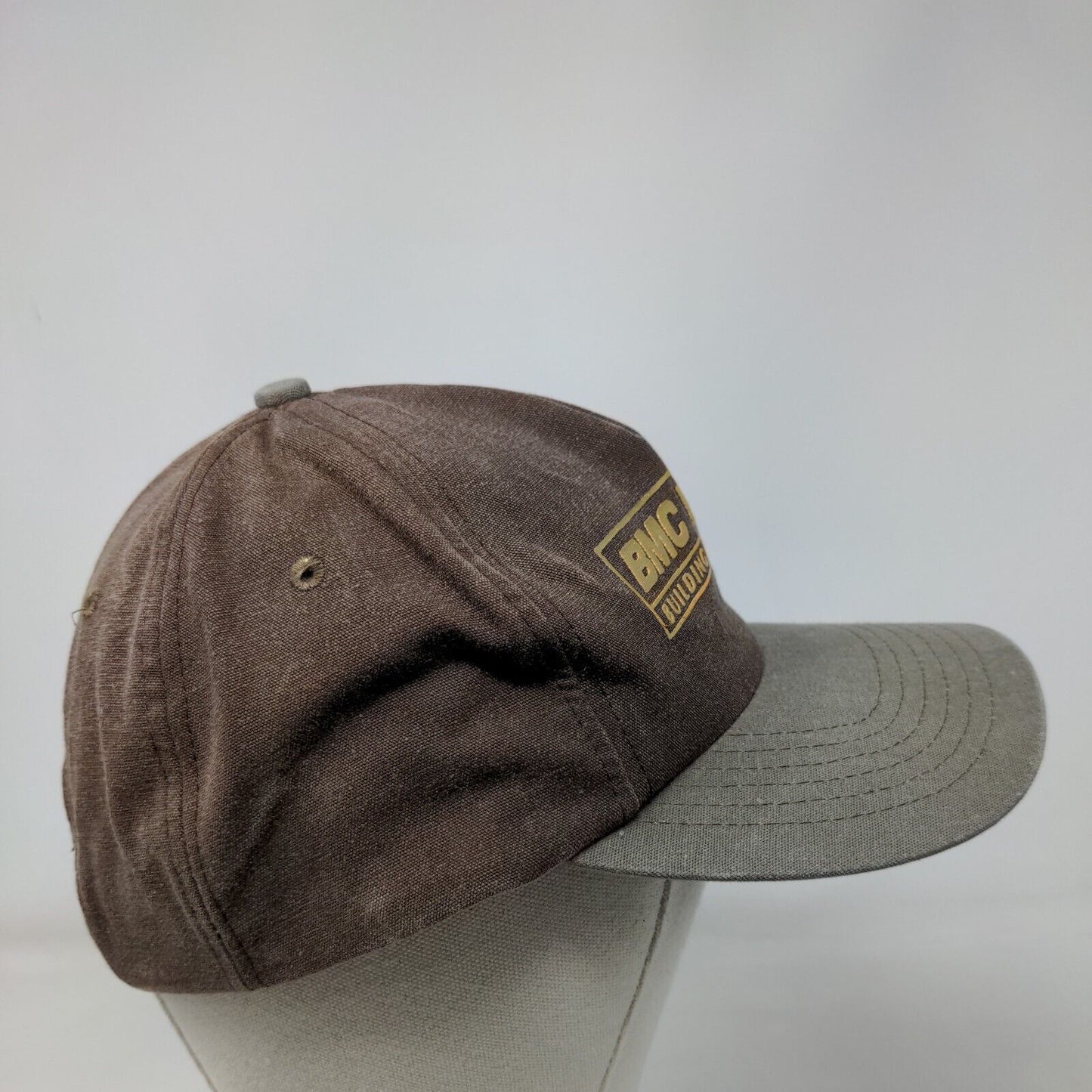 BMC West Building Materials Snapback Hat Brown OSFA Adjustable