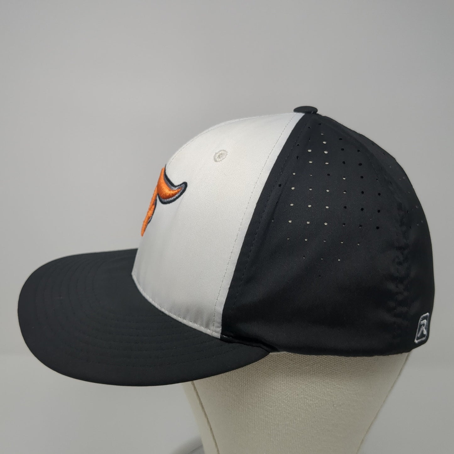 KC Force Fitted Hat Black Medium Embroidered Laser Cut Richardson