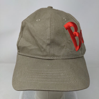Bojangles Slideback Hat Tan One Size Embroidered Adjustable 6 Panel