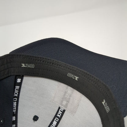 Black Clover Snapback Hat Black One Size Adjustable Flexfit 110 Yupoong