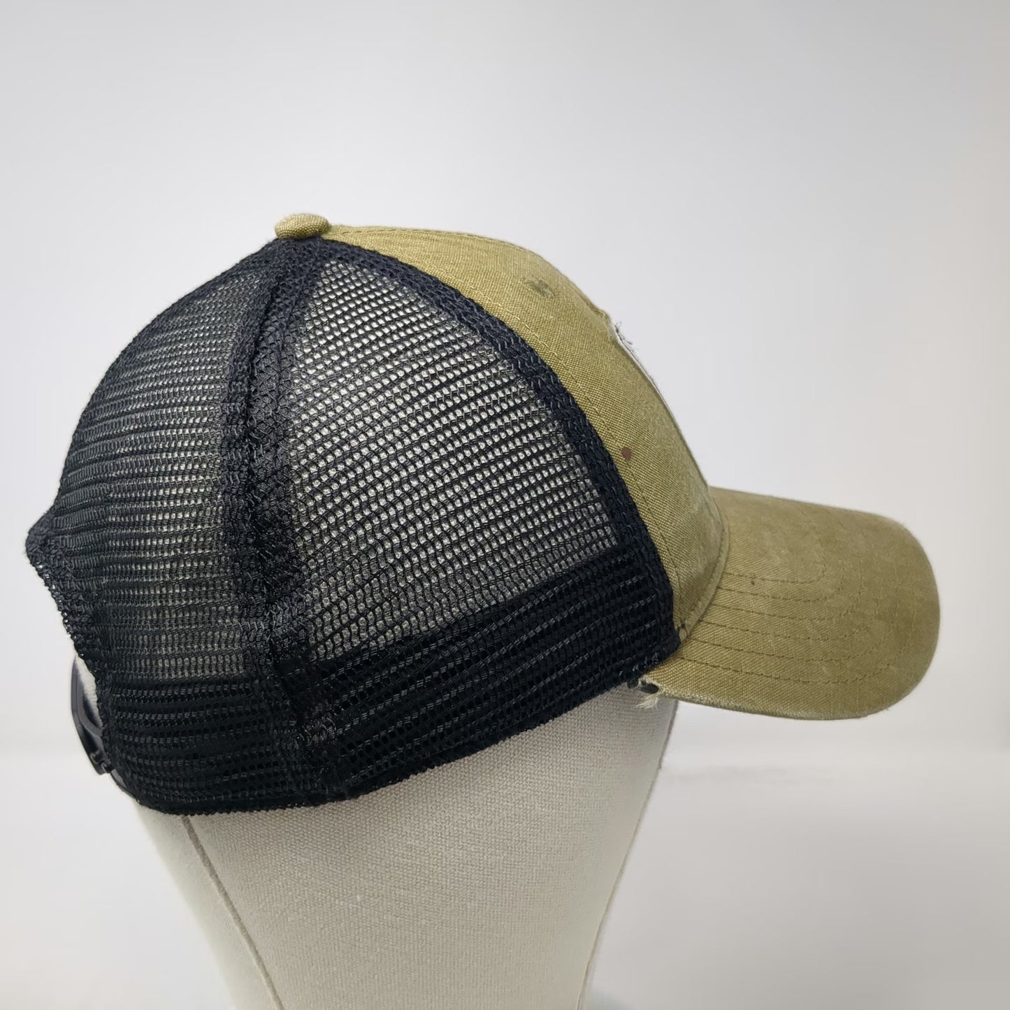 The North Face Trucker Hat Green One Size Mesh Snapback Alpine Equipment Patch