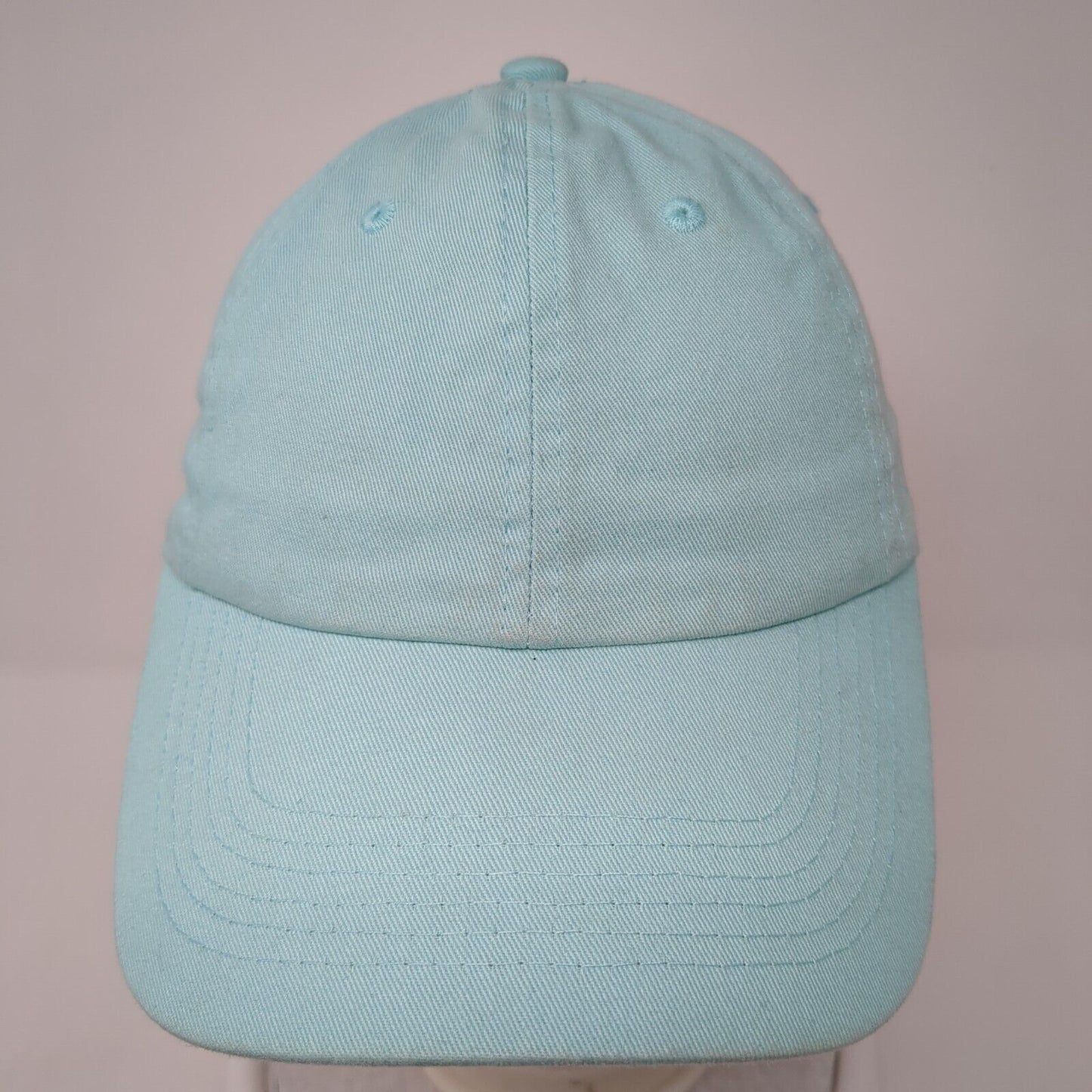 Eckos Slideback Hat Blue One Size Adjustable Vented Holes 6 Panel Blank