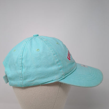 Gulf Shores Alabama Strapback Hat Blue OS Adjustable Embroidered Surf Style