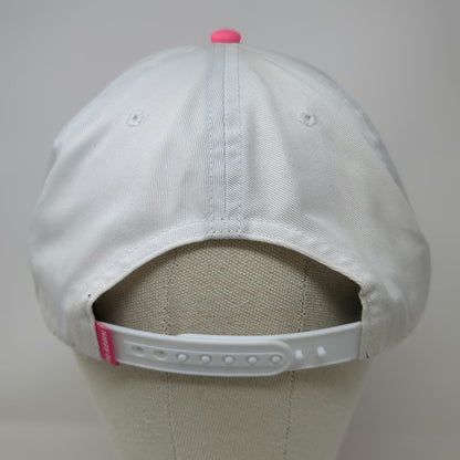 Happy Dad 5 Panel White Pink Blue Red One Size Hard Seltzer Logo Snapback Hat