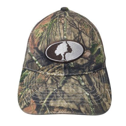 Mossy Oak Strapback Trucker Hat Multi One Size Mesh Back Camo Hunting