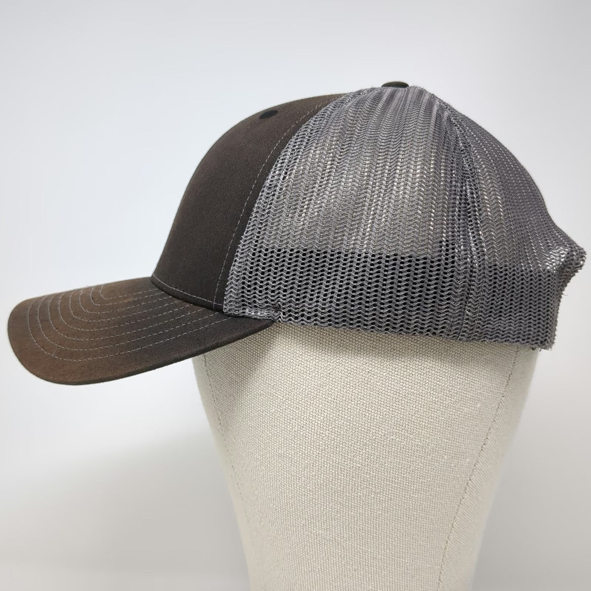 Richardson Trucker Hat Black One Size TRATFAB Fabrication Shop Mesh Snapback 112