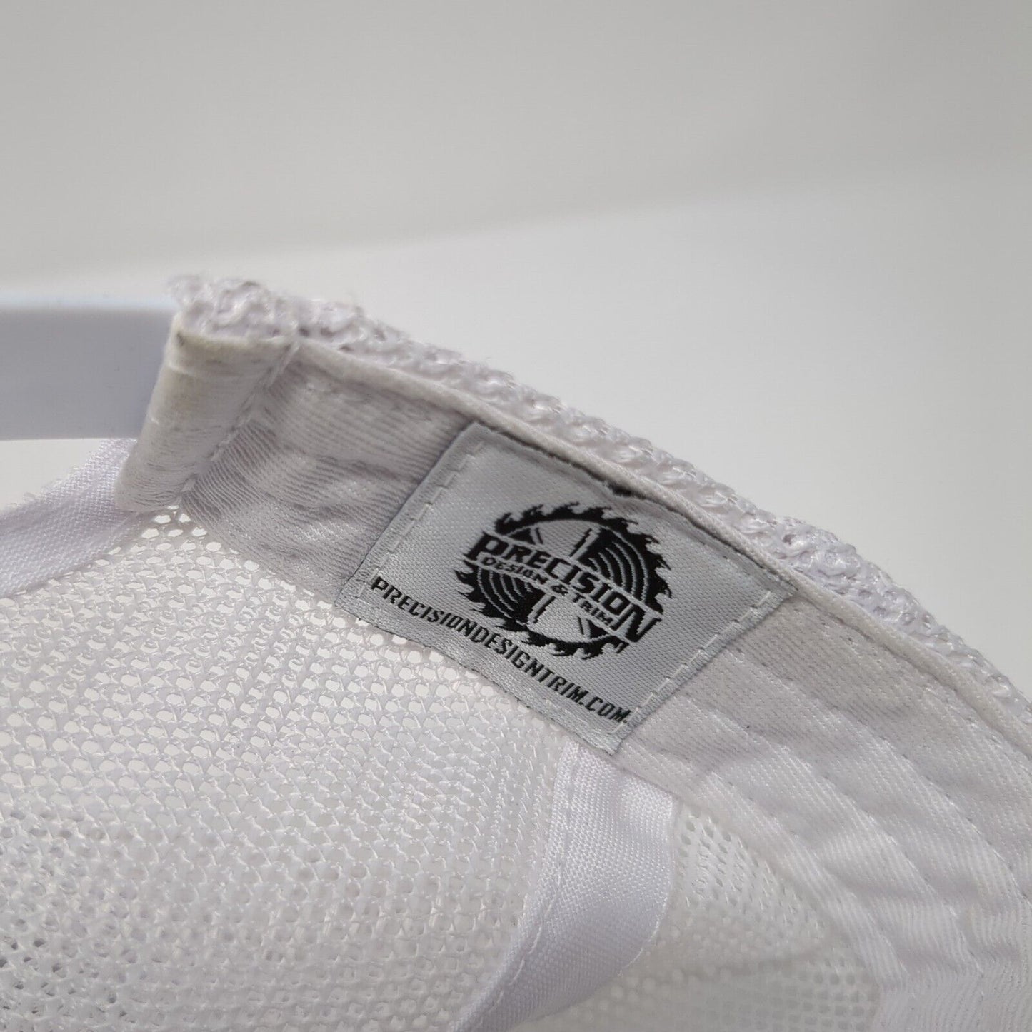 Precision Snapback Trucker Hat Black OS Adjustable Mesh Back 6 Panel Richardson