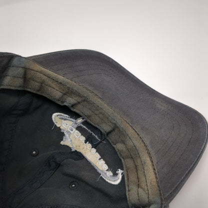 God Encounters Slideback Baseball Cap Black One Size Adjustable Embroidered