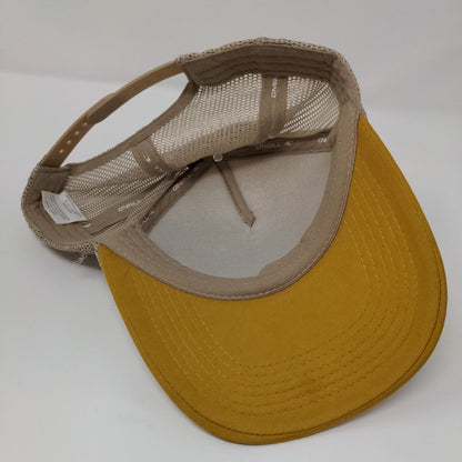 O'Neill Surf Co. Snapback Mesh Back Trucker Hat Yellow OSFA Colorblock