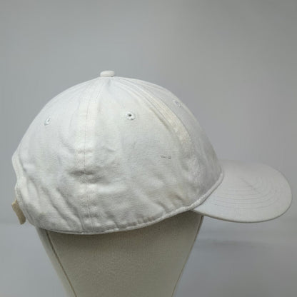 Port & Company Baseball Cap White One Size NJD New Jersey Logo Strapback Hat