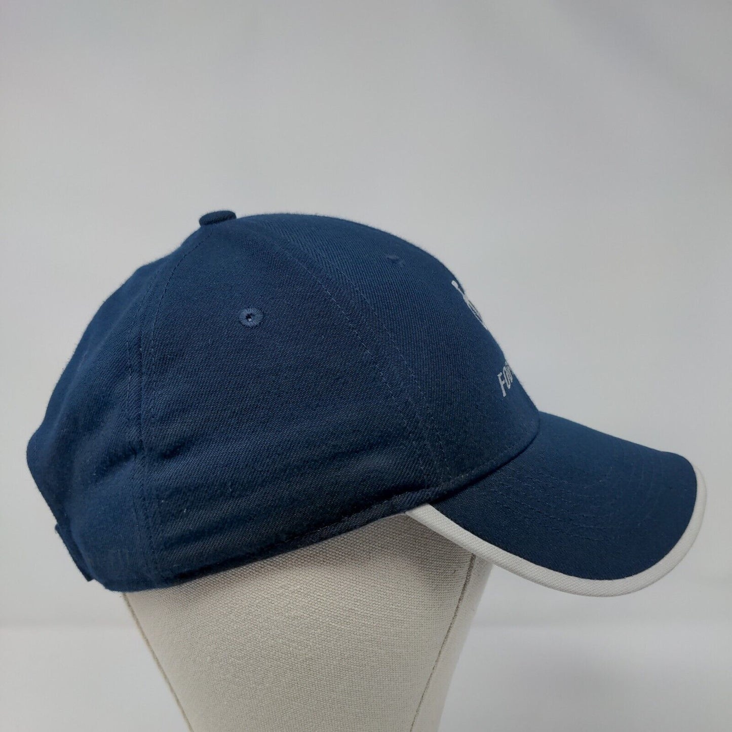 Football Strapback Hat Blue OSFM Embroidered Nike Legacy91 Dri-Fit