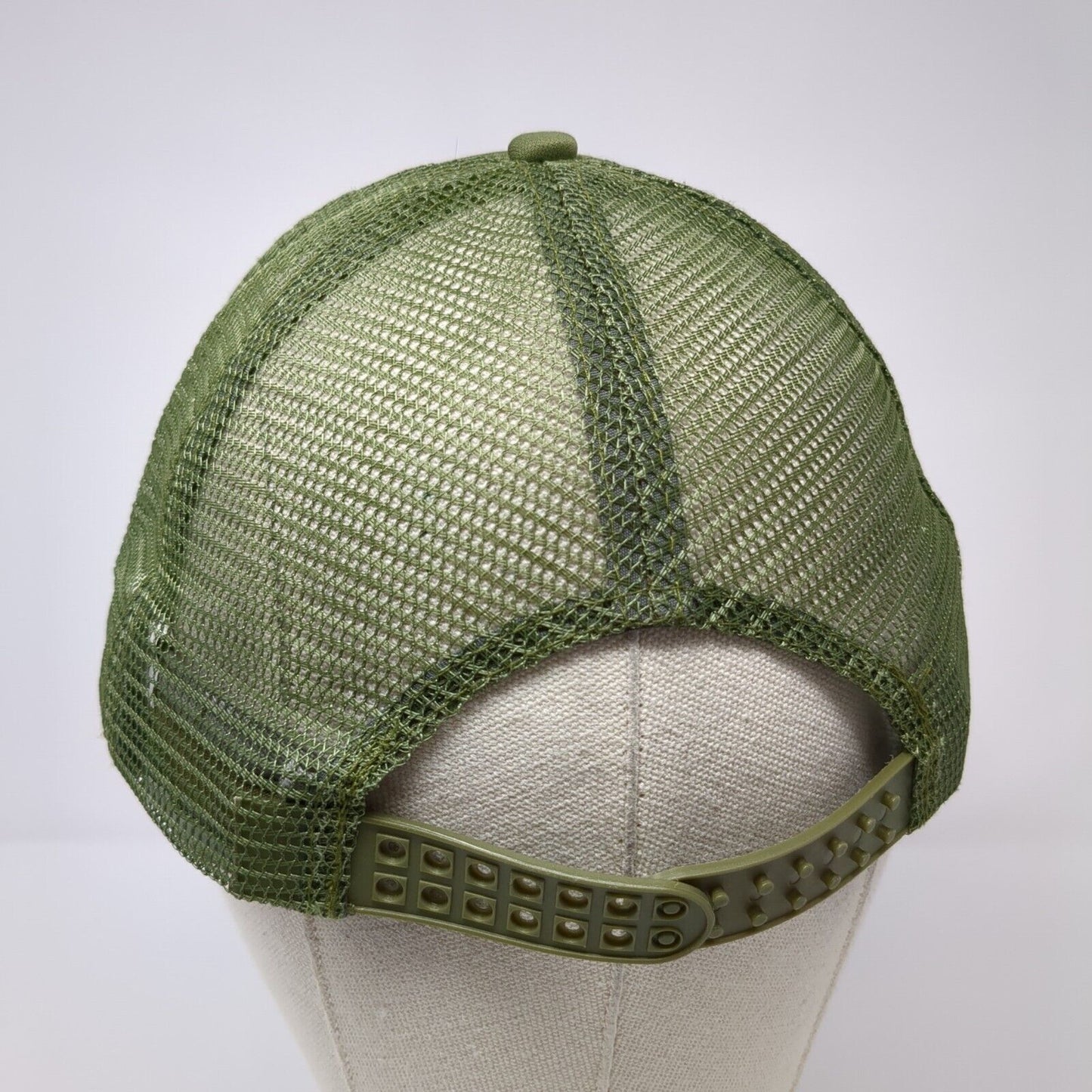 CORE Snapback Trucker Hat Green One Size Adjustable Mesh Back Rope Polyester