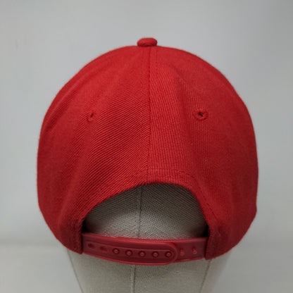 Us Versus Them Snapback Hat Red OSFA Embroidered Califas Riot Squad