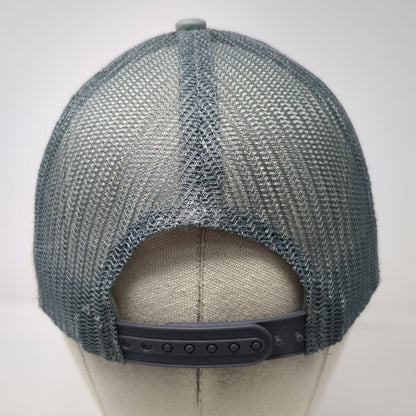 Hit Trucker Hat Gray One Size NexGen Embroidered Logo Mesh Back Snapback Cap