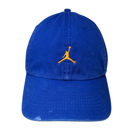 Air Jordan Jumpman Slideback Hat Blue OSFM Adjustable Embroidered Logo Cotton