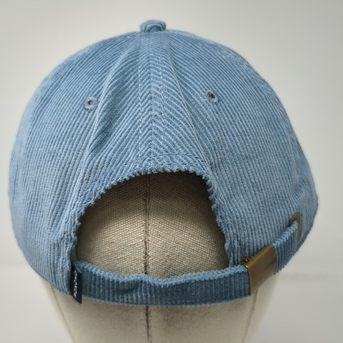 Poncho Outdoors Trucker Blue One Size Corduroy Tarpon Fish Hat Slideback