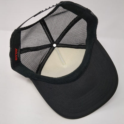 Hotsand USA Santa Cruz Beach Volleyball Snapback Trucker Hat Black OS Mesh Rope