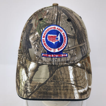 Midwest Machining & Fabricating Strapback Hat Camo One Size Cap America