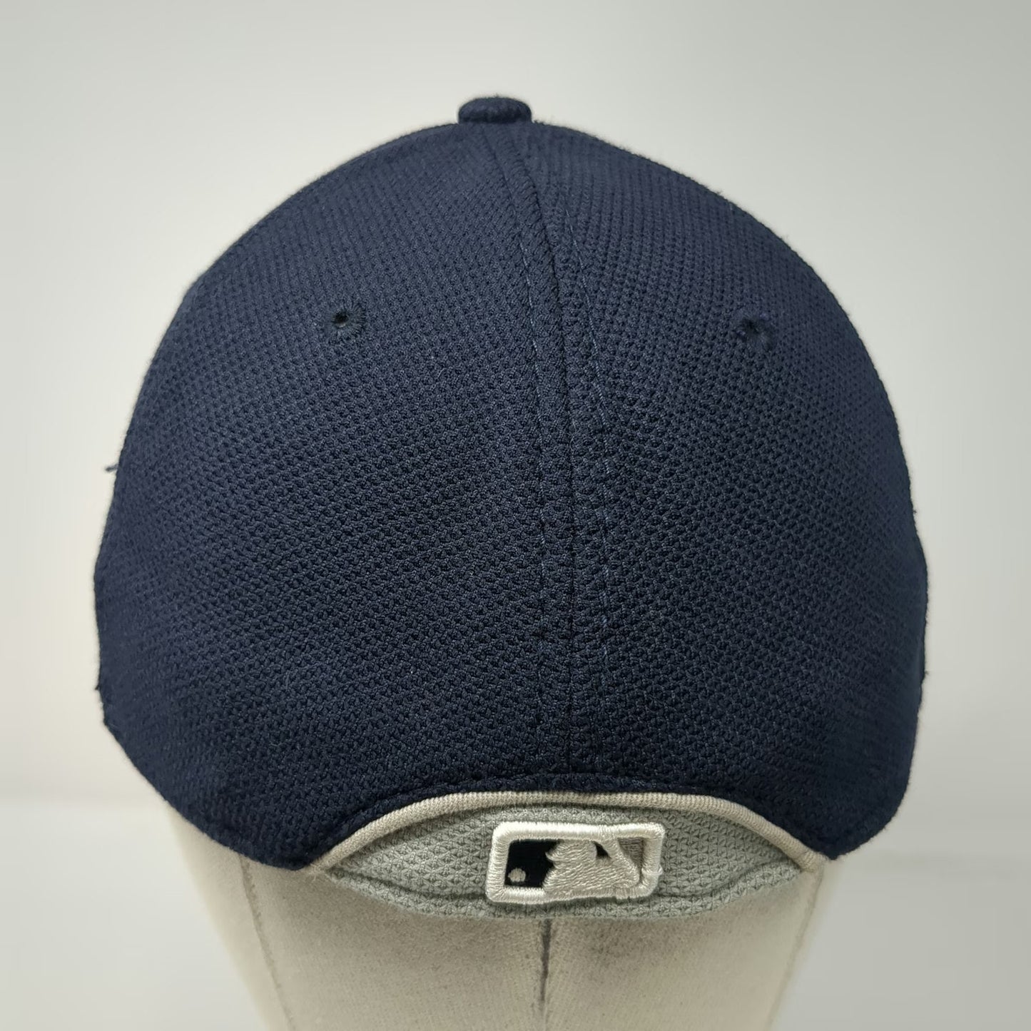 New Era New York Yankees MLB Baseball Cap Blue M Diamond Era Fitted Stretch Hat