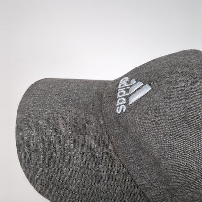 Adidas 3 Stripes Slideback Hat Gray One Size Embroidered Climalite