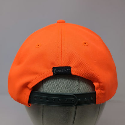 Cabela's Instinct Snapback Orange One Size Performance Outdoor Hunting Hat Logo