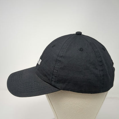 Pleasures Baseball Cap Black One Size Embroidered Logo Adjustable Strapback Hat