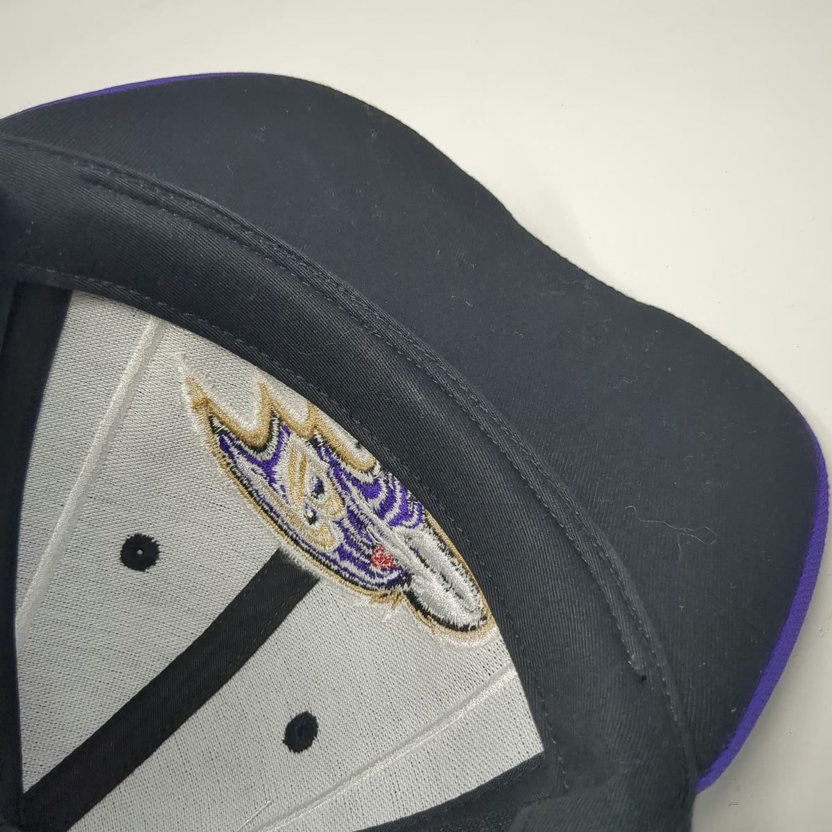 Baltimore Ravens NFL Team Apparel Cap Hat Gray One Size Strapback Embroidered