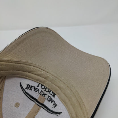 Beaver Dam Lodge Golf RV Resort Strapback Hat Tan OSFM Embroidered Otto