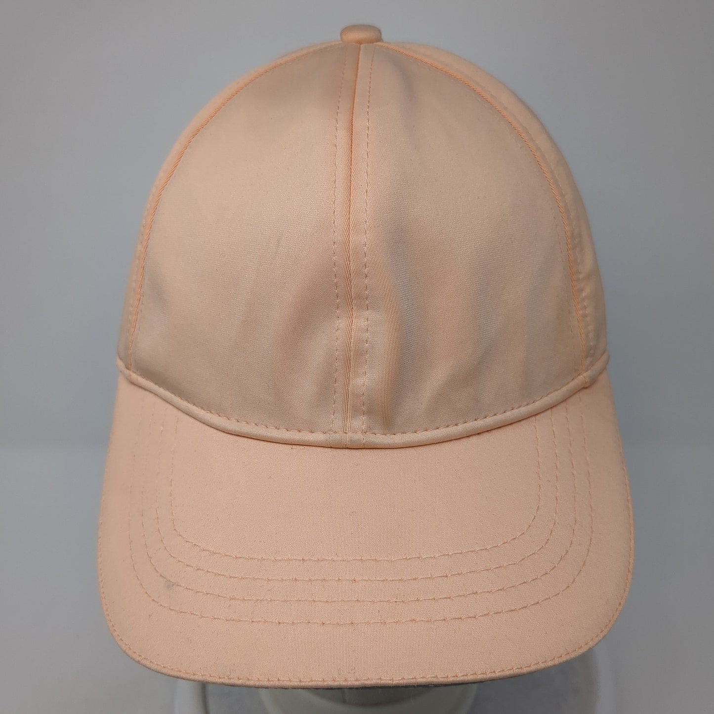 Unbranded Slideback Baseball Cap Orange One Size Adjustable Lightweight Blank