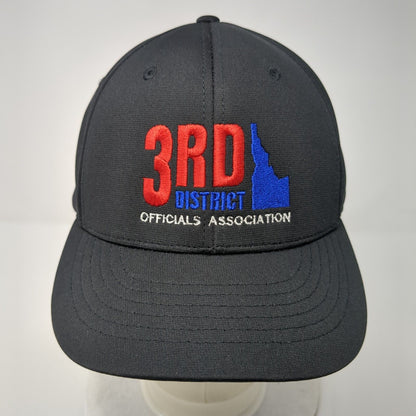 3rd District Officials Association Fitted Hat Black L-XL Richardson