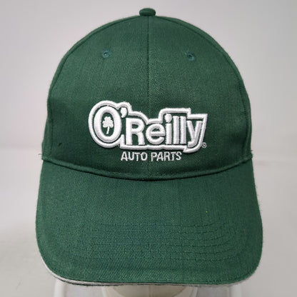 O'Reilly Auto Parts Green Baseball Cap One Size Hat Strapback Sandwich Bill