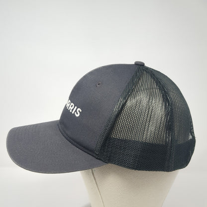 Harris Snapback Mesh Back Trucker Hat Gray One Size Port Authority