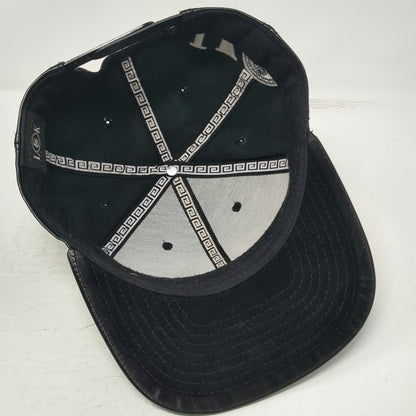 Last Kings Snapback Black One Size Pharaoh King Tut Egyptian Vegan Leather Hat