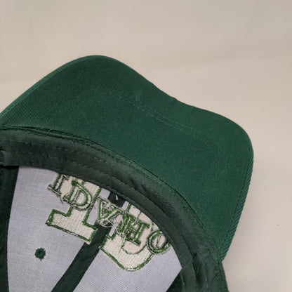 Idaho Established 1890 Strapback Hat Green 59cm Adjustable Embroidered Polyester