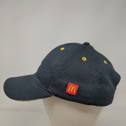 McDonald's Snapback Hat Blue One Size Adjustable Breathable Employee Crew Cap