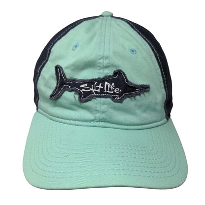 Salt Life Snapback Hat Multicolor OSFM Adjustable Patch Vented Holes 6 Panel