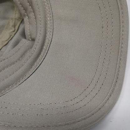 Alternative Army Cap Beige One Size Strapback Cotton Solid Plain Blank Hat