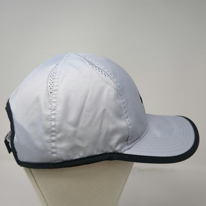 Nike Baseball Cap Gray One Size Featherlight Dri-Fit Adjustable Hat Swoosh Sport