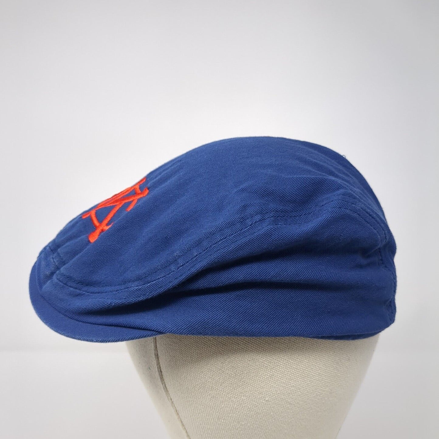 Kansas City Monarchs Flat Cap Blue One Size Solid Embroidered Outdoor
