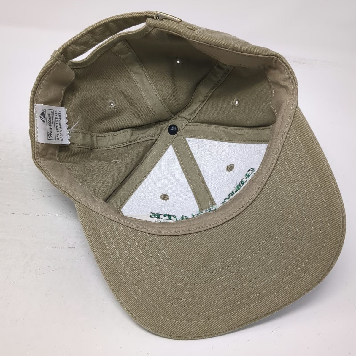 Headliner Gem State Building Supply Baseball Cap Brown One Size Slideback Hat