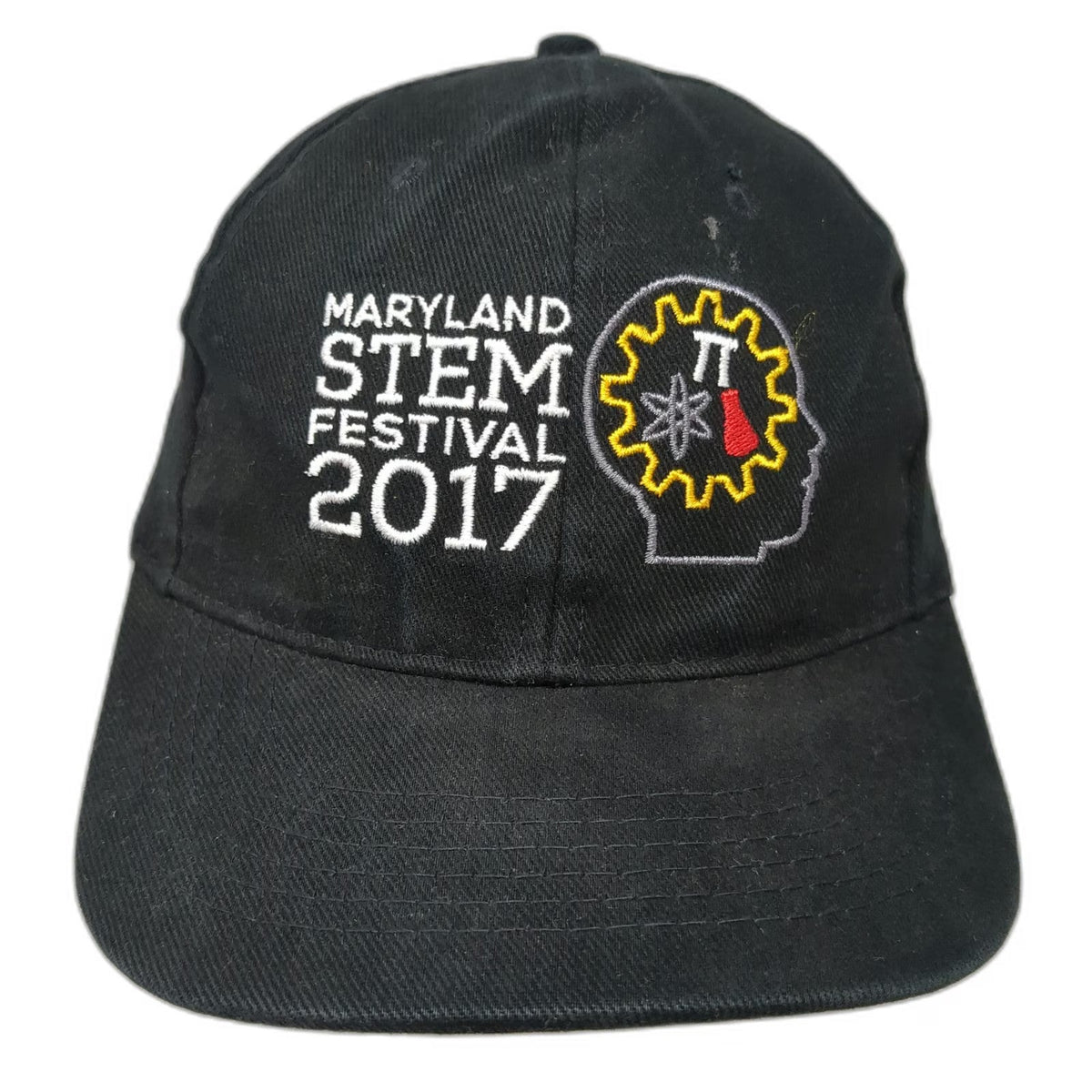 Maryland STEM Festival 2017 Baseball Cap Black One Size Strapback Science Hat
